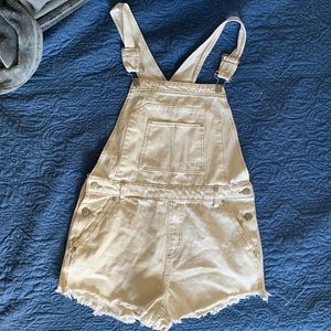 Wild fable overalls. Cream color and size S